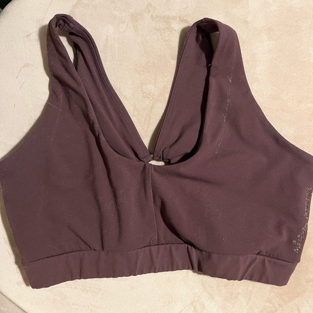 Chocolate Brown Whitney Simmons Sports Bra